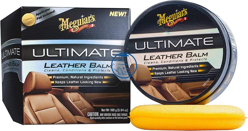 Бальзам 3 в 1 для шкіри - Meguiar's Ultimate Leather Balm 160 г. (G18905) 637480785 фото