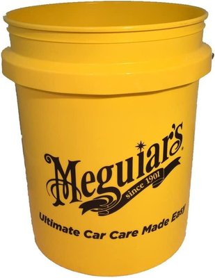 Відро пластикове для мийки авто - Meguiar's Yellow Bucket 19 л. жовтий (RG203) 983557657 фото