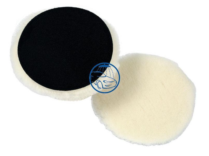 Полірувальний круг лама антиголограмный - Prewashed Lambswool White Knitted Polishing 150 мм (77-216) 921024931 фото