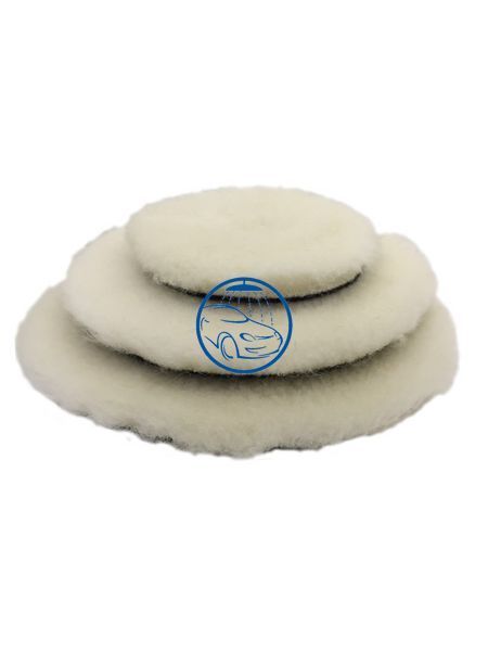 Полировальный круг с отверстием лама - Lake Country Low Lint Prewashed Knitted Lambswool 150 мм. (LL-600-EC) 921824236 фото