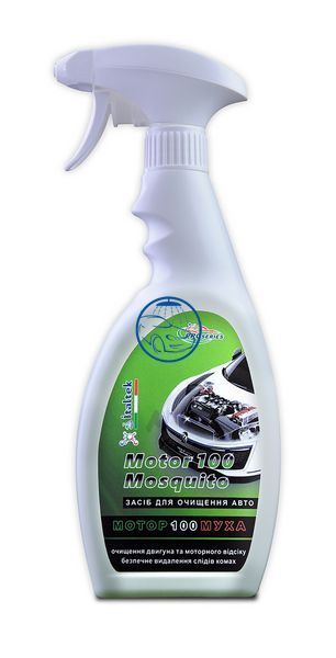 Засіб 2в1 для видалення комах та мийки двигуна Italtek Motor100 Mosquito 500 мл 1T-60-M100M500 фото