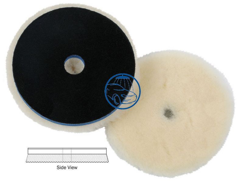 Полировальный круг лама на поролоне - Lake Country Low Lint Prewashed Knitted Lambswool 125 мм. (LL-92525) 921825473 фото