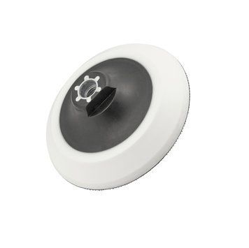 Оправка для роторной машинки под абразивы - Flexipads Medium Density 5/8-UNC 125 мм. 5" черно-белая (AP002) 593283213 фото