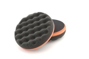 Полировальный круг волнистый мягкий - Flexipads Coolshine 135 мм. оранжево-черный (SC580) 640121178 фото