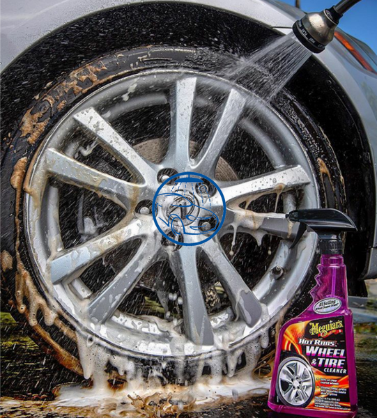 Очищувач для дисків і шин - Meguiar's Hot Rims All Wheel & Tire Cleaner 709 мл. (G9524) 660615684 фото