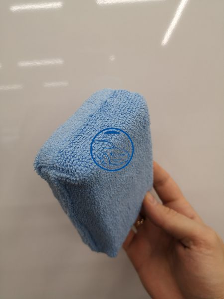 Микрофибровый аппликатор - Autofiber Block Sponge 12х8х4 см. синий (S201B) 1341553948 фото