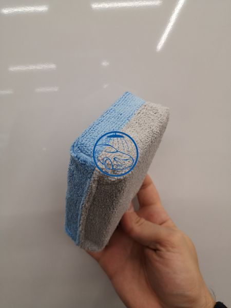 Мікрофібровий аплікатор - Autofiber Saver Applicator Terry 9х4 см. сіро/голубий (SX201GYB) 1341580128 фото