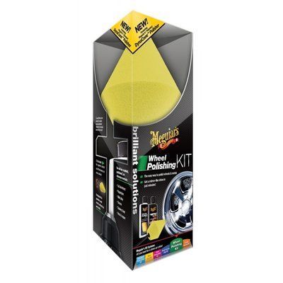 Набір для полірування дисків - Meguiar's Brilliant Solutions Wheel Polishing Kit (G3400) 637441200 фото