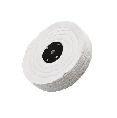 Круг полірувальний для металу - Flexipads Stitched Cotton Mops 150x25 мм. 6x1" білий (52105) 641706426 фото