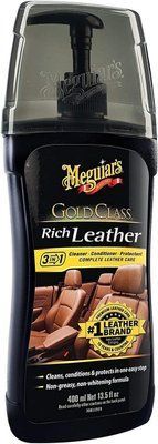 Гель 3 в 1 для догляду за шкіряним салоном - Meguiar's Gold Class&trade; Rich Leather Gel 400 мл. (G17914) 637461116 фото