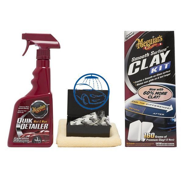 Набор для чистки кузова с эффектом полироля - Meguiar`s Smooth Surface Clay Kit (G1016) 742090548 фото