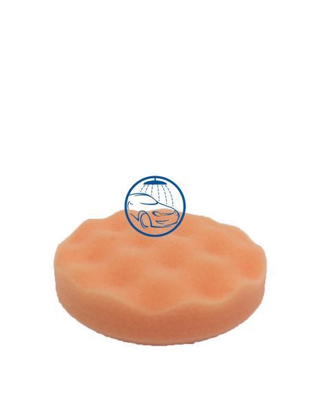 Полірувальний круг рифлений жорсткий - Lake Country Waffle Pro Orange Heavy Cutting Foam 76 мм. (WP-2235-76MM) 919124652 фото
