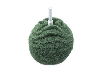 Шар полировальный для металла - Flexipads Scruff Ball Medium Green 75 мм. 3" P100-150 зелёный (BA320) 641860347 фото