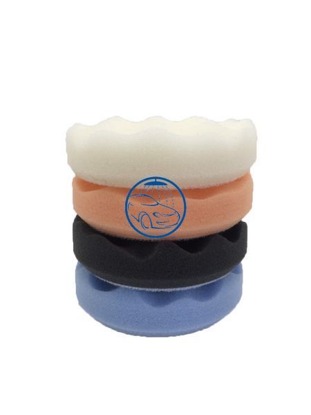 Полірувальний круг рифлений глейз - Lake Country Waffle Pro Blue Finessing Foam 76 мм. (WP-9235-76MM) 919140891 фото
