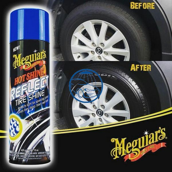 Спрей с блестками для шин - Meguiar`s Hot Shine Reflect Tire Shine 425 г. (G18715) 742537266 фото