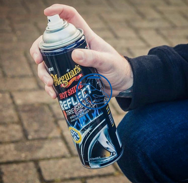 Спрей с блестками для шин - Meguiar`s Hot Shine Reflect Tire Shine 425 г. (G18715) 742537266 фото
