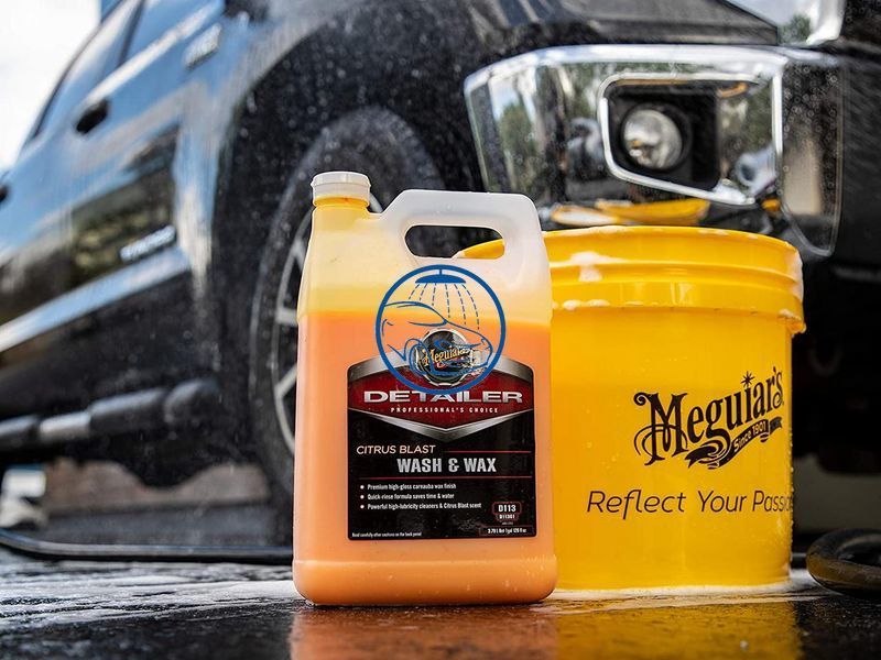 Концентрат шампунь з віском карнауби - Meguiar's Detailer Citrus Blast Wash & Wax 3,79 л. (D11301) 978251591 фото
