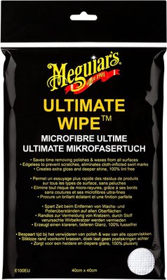 Рушник мікрофібровий - Meguiar's Ultimate Wipe Polishing Cloth 40х40 см. білий (E100EU) 567598779 фото