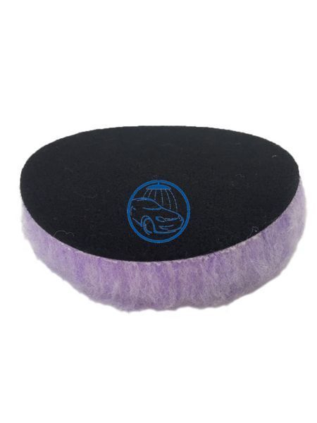 Полировальный круг гибридная шерсть - Lake Country Purple Foamed Wool Buffing/Polishing 125 мм. (58-425-1) 921207479 фото