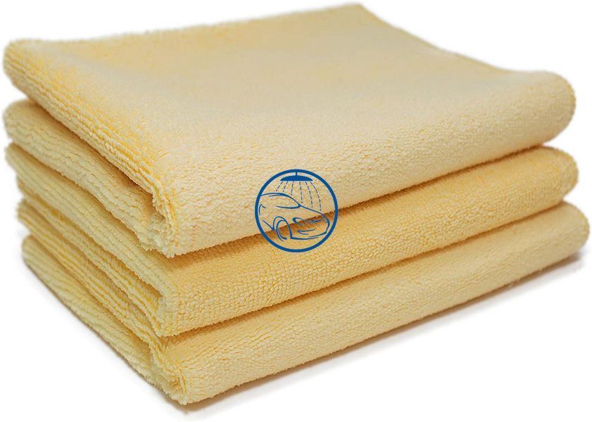 Набір рушників мікрофібрових - Meguiar's Supreme Shine Microfiber Towel 40х60 см. 3 шт. жовтий (X2020EU) 630416858 фото