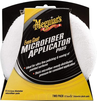 Набір аплікаторів мікрофібрових - Meguiar's Even Coat Applicator Pads 2 шт. білий (X3080EU) 630419616 фото