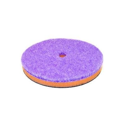 Полірувальний круг гібридна шерсть на поролоні - Lake Country Purple foamed wool pad 125 мм. (HD-2550-WH) 1292063566 фото
