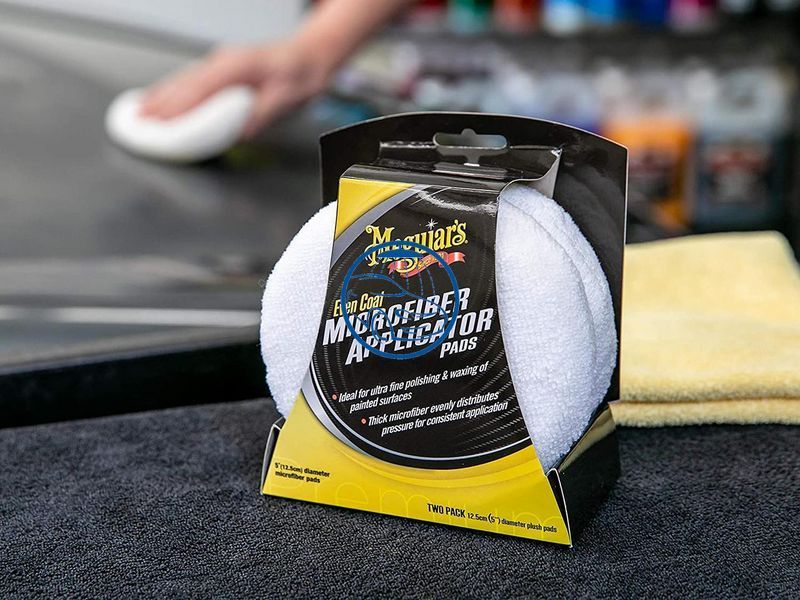 Набір аплікаторів мікрофібрових - Meguiar's Even Coat Applicator Pads 2 шт. білий (X3080EU) 630419616 фото