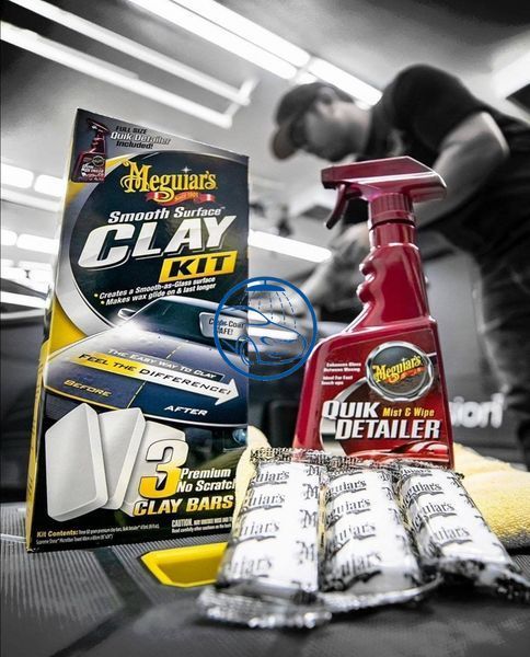 Максимальный набор для очистки кузова - Meguiar`s Smooth Surface&trade; Clay Kit (G191700) 1166443837 фото
