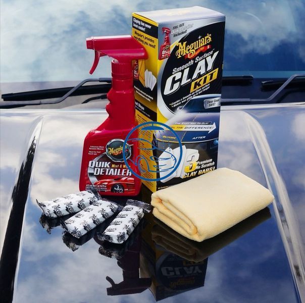 Максимальный набор для очистки кузова - Meguiar`s Smooth Surface&trade; Clay Kit (G191700) 1166443837 фото