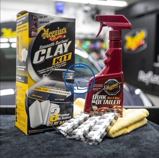 Максимальный набор для очистки кузова - Meguiar`s Smooth Surface&trade; Clay Kit (G191700) 1166443837 фото