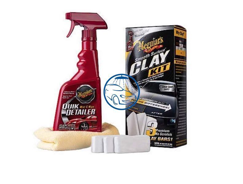 Максимальный набор для очистки кузова - Meguiar`s Smooth Surface&trade; Clay Kit (G191700) 1166443837 фото