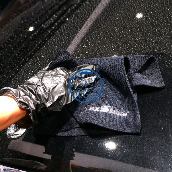 Набір рушників 5 шт. - MaxShine General Purpose Microfiber Towel 40x40 см. чорний (1104040B) 1473986609 фото