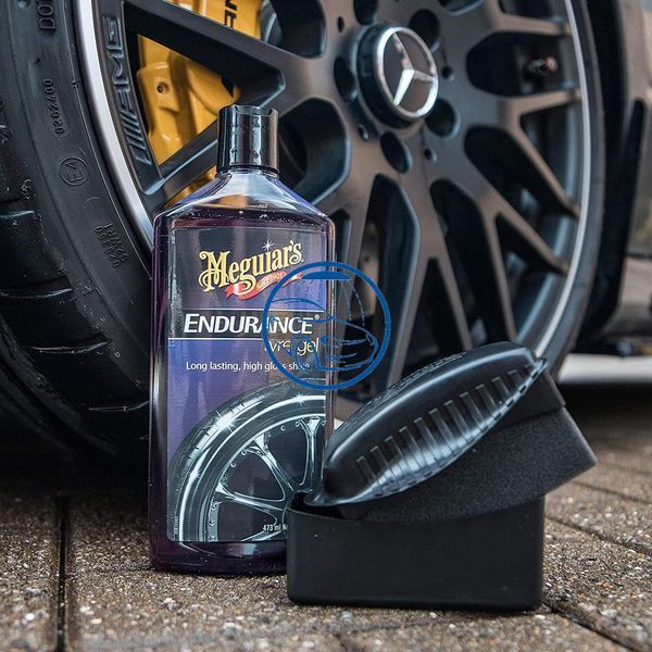 Аппликатор с держателем для чернения резины и пластика - Meguiar's Tyre Dressing Applicator Pad черный (X3090) 569563771 фото