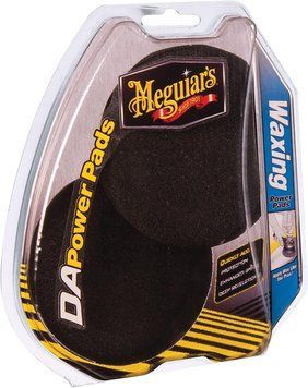Набор мягких кругов для нанесения восков - Meguiar's DA Waxing Power Pads 90 мм. 2 шт. черный (G3509INT) 637605152 фото