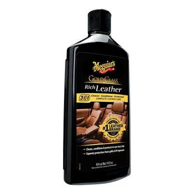 Лосьйон 3 в 1 для догляду за шкіряним салоном - Meguiar's Gold Class&trade; Rich Leather Lotion 3 in 1 414 мл. (G7214) 979541000 фото