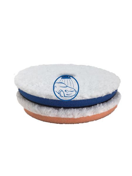 Полировальный круг микрофибровый жесткий - Lake Country HDO Heavy Cutting Fiber Pad w/ Blue 125 мм. (HDO-550F) 916848334 фото