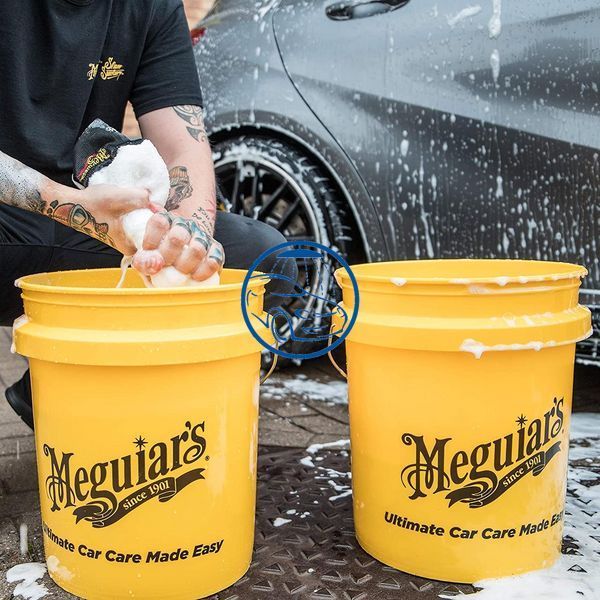 Відро пластикове для мийки авто - Meguiar's Yellow Bucket 19 л. жовтий (RG203) 983557657 фото