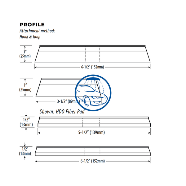 Полировальный круг микрофибровый жесткий - Lake Country HDO Heavy Cutting Fiber Pad w/ Blue 125 мм. (HDO-550F) 916848334 фото