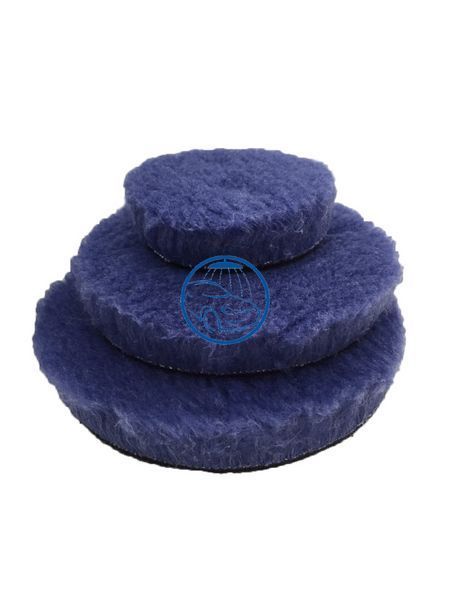 Полировальный круг гибридная шерсть - Lake Country Blue Hybrid Wool 75 мм. (HYB-80-1) 921238114 фото