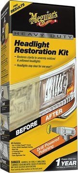 Набір для абразивного відновлення та захисту фар - Meguiar's Heavy Duty Headlight Restoration Kit (G2980) 683080949 фото