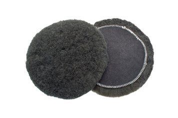 Полировальный круг лама - Flexipads Merino Lambs Wool Velcro 150 мм. (6") черный (40233) 641046108 фото